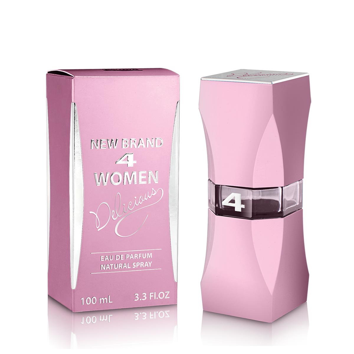 NEW BRAND PERFUMES PRESTIGE 4 WOMEN DELICIOUS EAU DE PARFUM NATURAL SPRAY  3.3 OZ/ 100 ML
