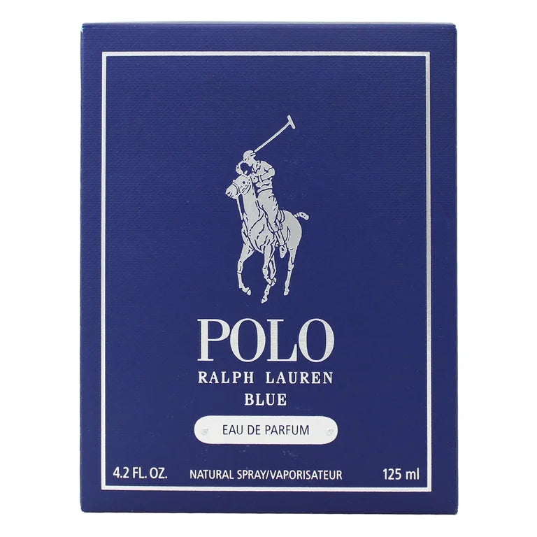 POLO BLUE EAU DE PARFUM 4.2 OZ / 125 ML   BY:  RALPH LAUREN