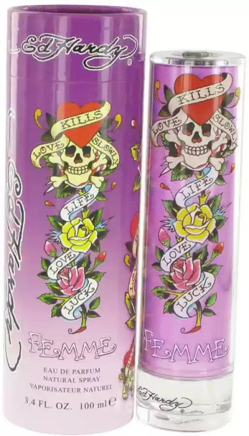 ED HARDY FEMME EDP 3.4 OZ