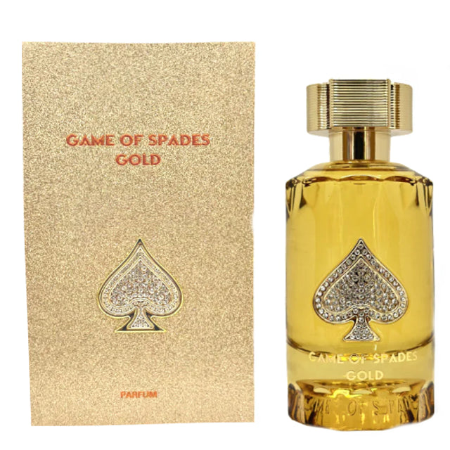 GAME OF SPADES GOLD PARFUM BY: JO MILANO PARIS 3.0 OZ/ 90 ML