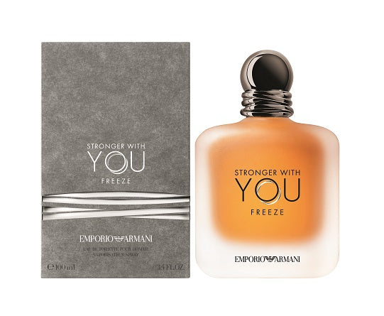 STRONGER WITH YOU FREEZE EMPORIO ARMANI EAU DE TOILETTE POUR HOMME 3.4 FL OZ 100 ML
