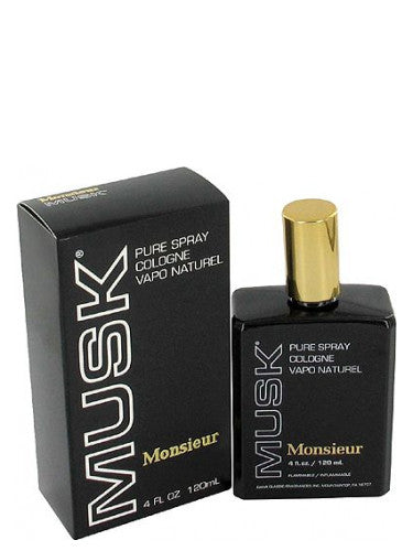 MUSK MONSIEUR COLOGNE  120 ML 4.0 FL OZ