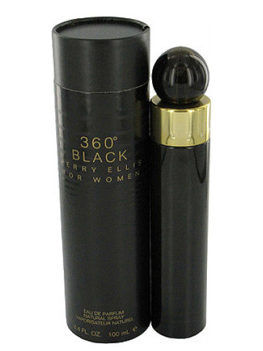 360 BLACK PERRY ELLIS FOR WOMEN 3.4OZ EDP SPRAY