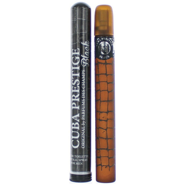 CUBA PRESTIGE BLACK ORIGINAL BY: PARFUMS DES CHAMPS EAU DE TOILETTE FOR MEN 1.7 OZ/ 35 ML