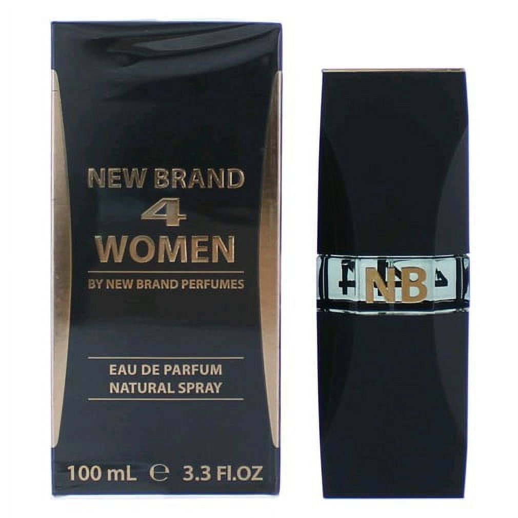 TABLE 1 FOR 19.95 & 2 FOR 30.00 NEW BRAND 4 WOMEN BY NEW BRAND PERFUMES EAU DE PARFUM NATURAL SPRAY 3.3 OZ/ 100 ML