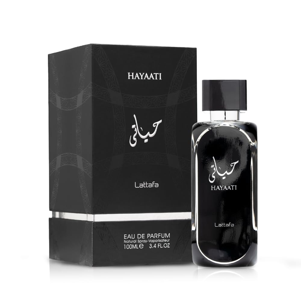 Perfumes Hayaati Eau de Parfum Spray for Men, 3.4 Ounce BY LATTAFA
