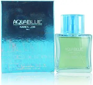 AQUA BLUE EAU DE PARFUM FOR WOMEN BY: KAREN LOW PARIS 3.4 OZ/ 100 ML