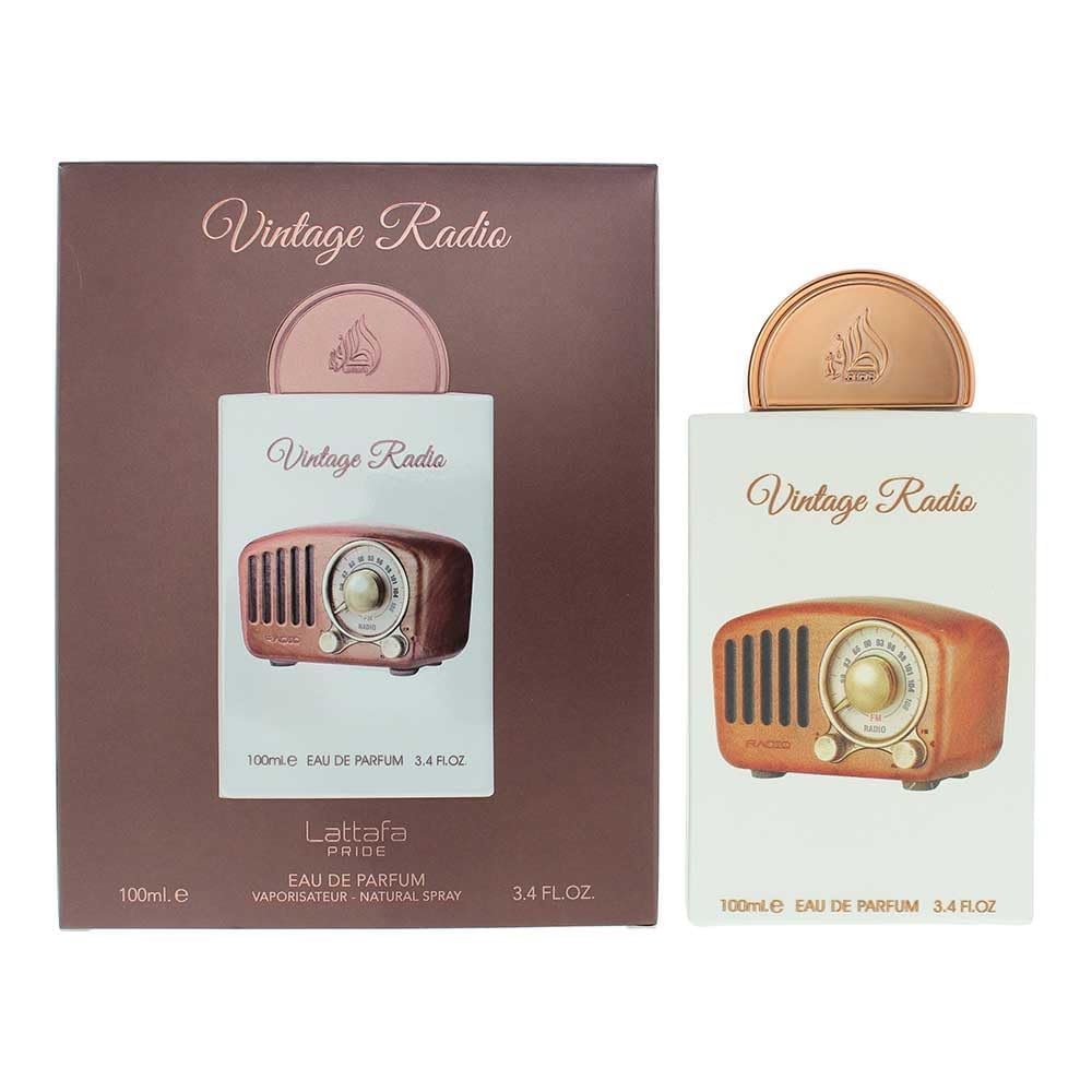 Pride Vintage Radio for Unisex Eau de Parfum Spray, 3.4 Ounce / 100 ml BY LATTAFA