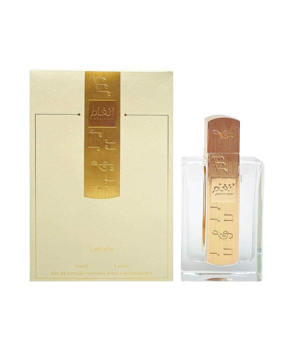 Angham Eau de Parfum Long-Lasting Fragrance for Unisex, 3.40 Ounce / 100 ml BY LATTAFA