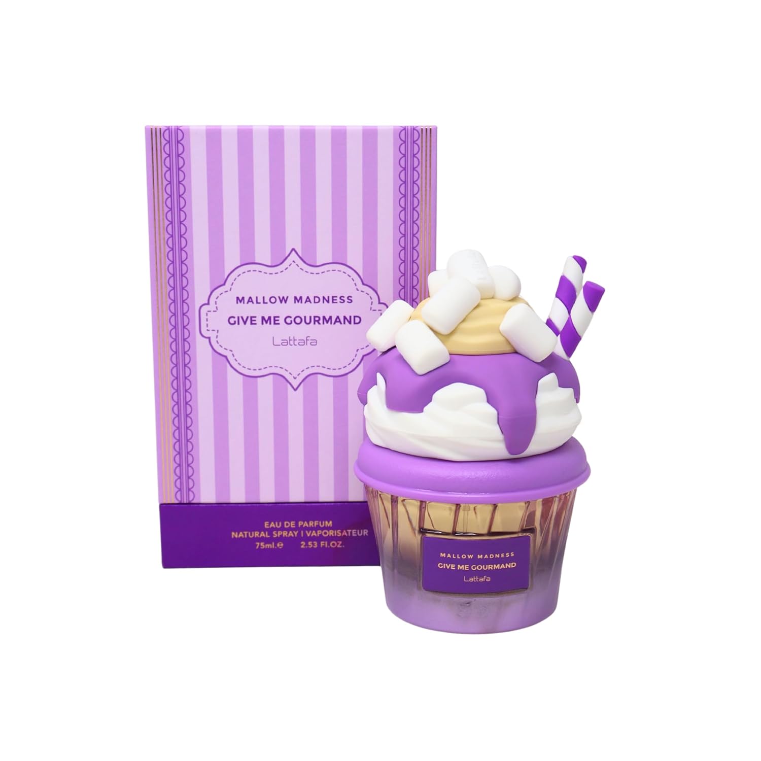 Mallow Madness Eau de Parfum 75ML BY LATTAFA Give Me Gourmand Collection