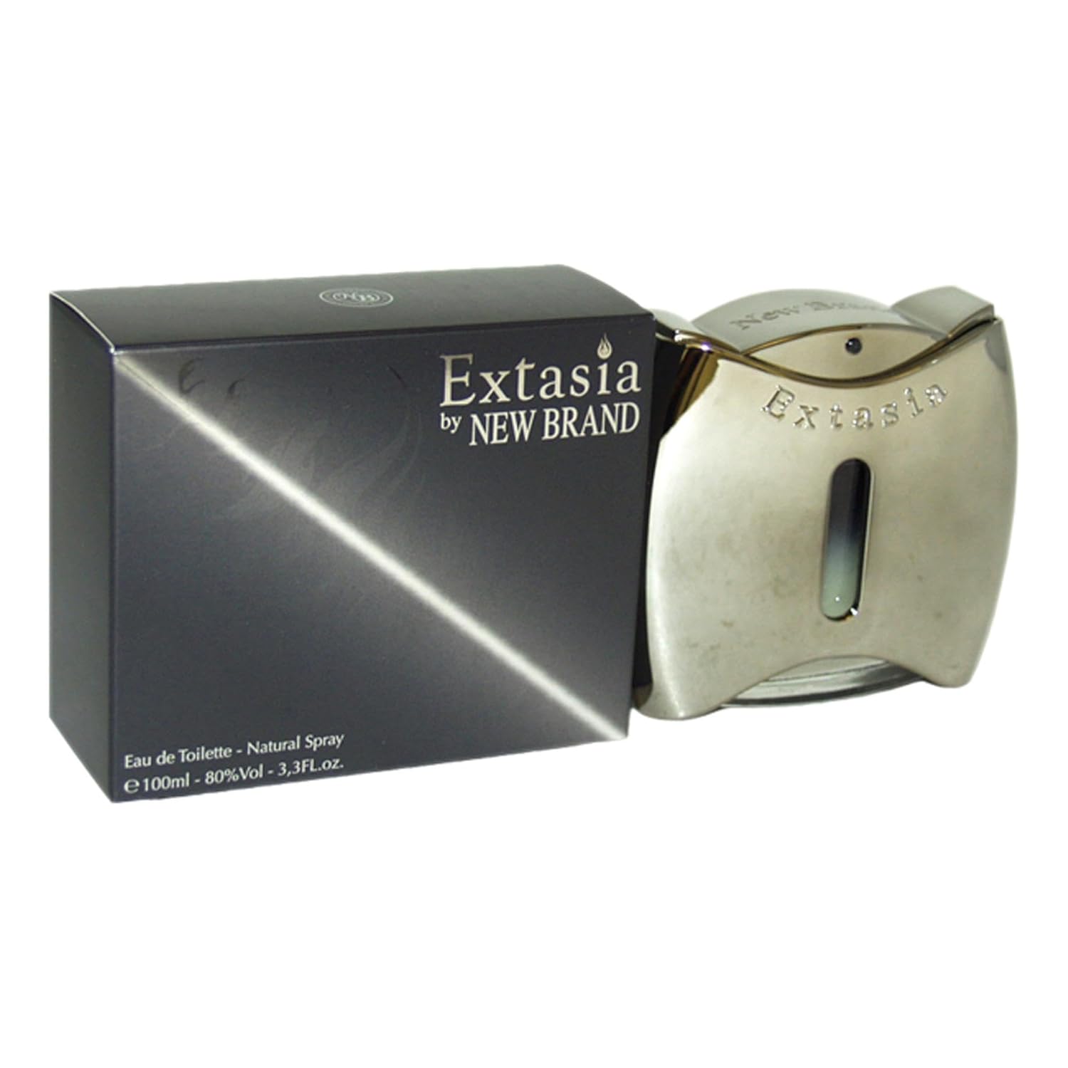 EXTASIA FOR MEN EAU DE TOILETTE BY: NEW BRAND 3.3 OZ/ 100 ML