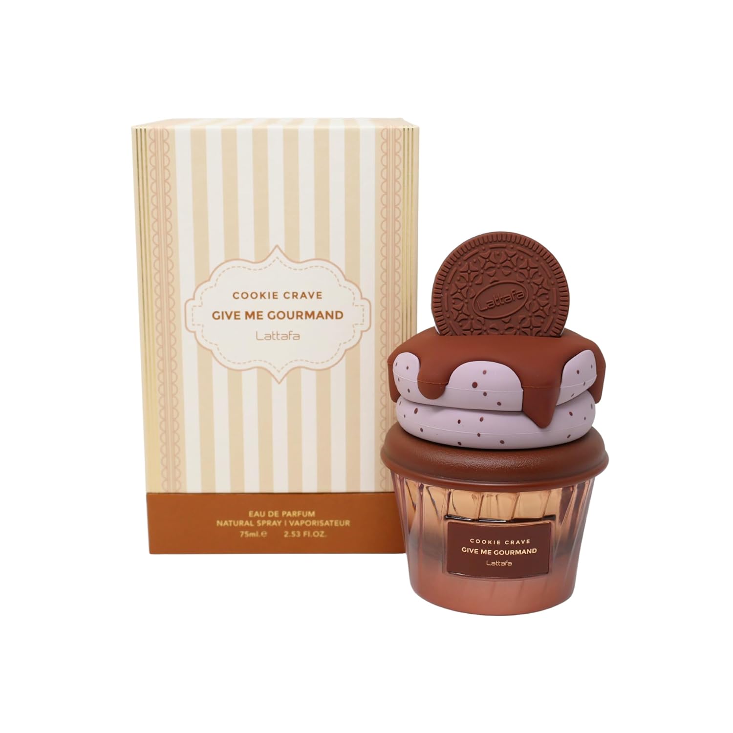 Cookie Crave Eau de Parfum 75ML BY LATTAFA Give Me Gourmand Collection