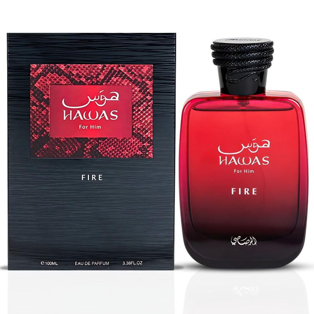 RASASI Hawas Fire Eau De Parfum Spray 100ML(3.4 Oz)