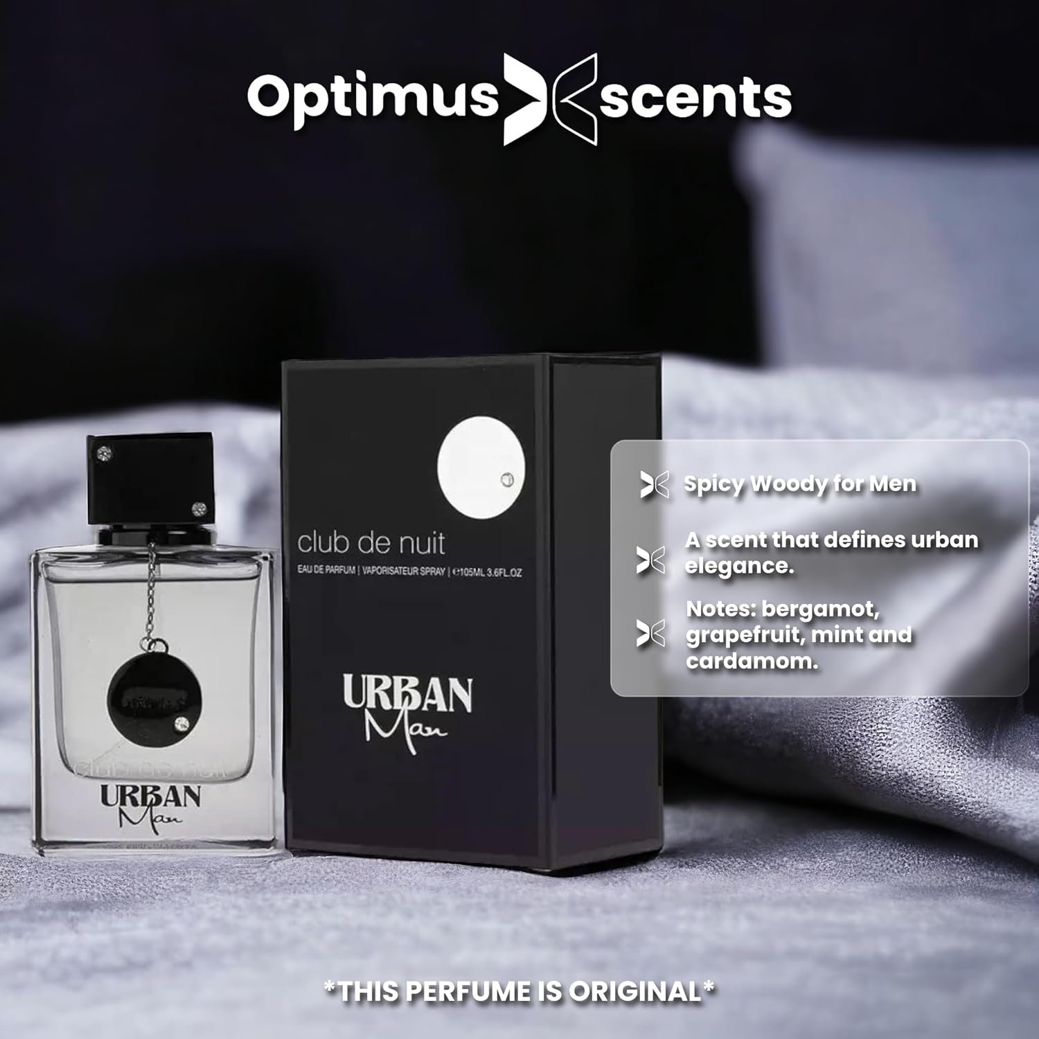 ARMAF CLUD DE NUIT URBAN MAN EAU DE PARFUM 3.6 FL / 105 FL