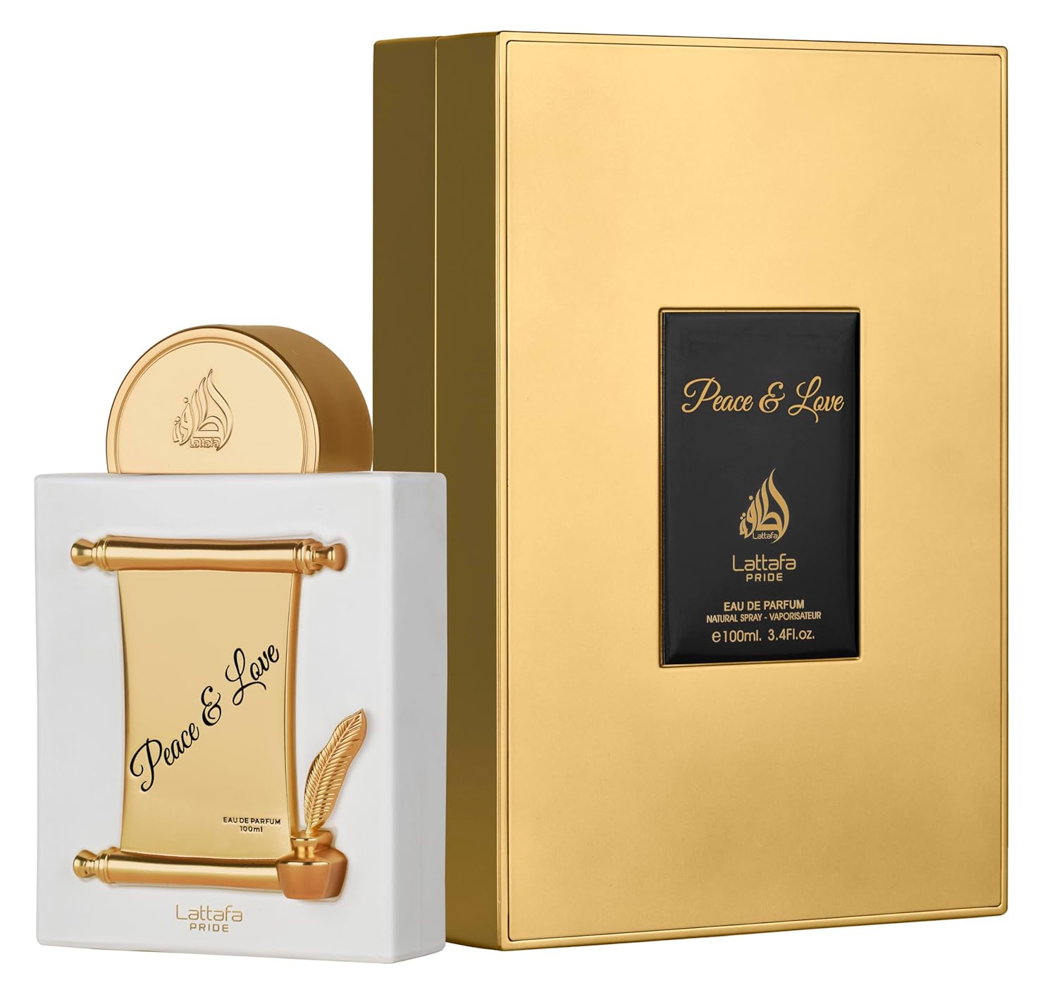 Pride Peace & Love for Unisex Eau de Parfum Spray, 3.4 Ounce / 100 ml BY Lattafa