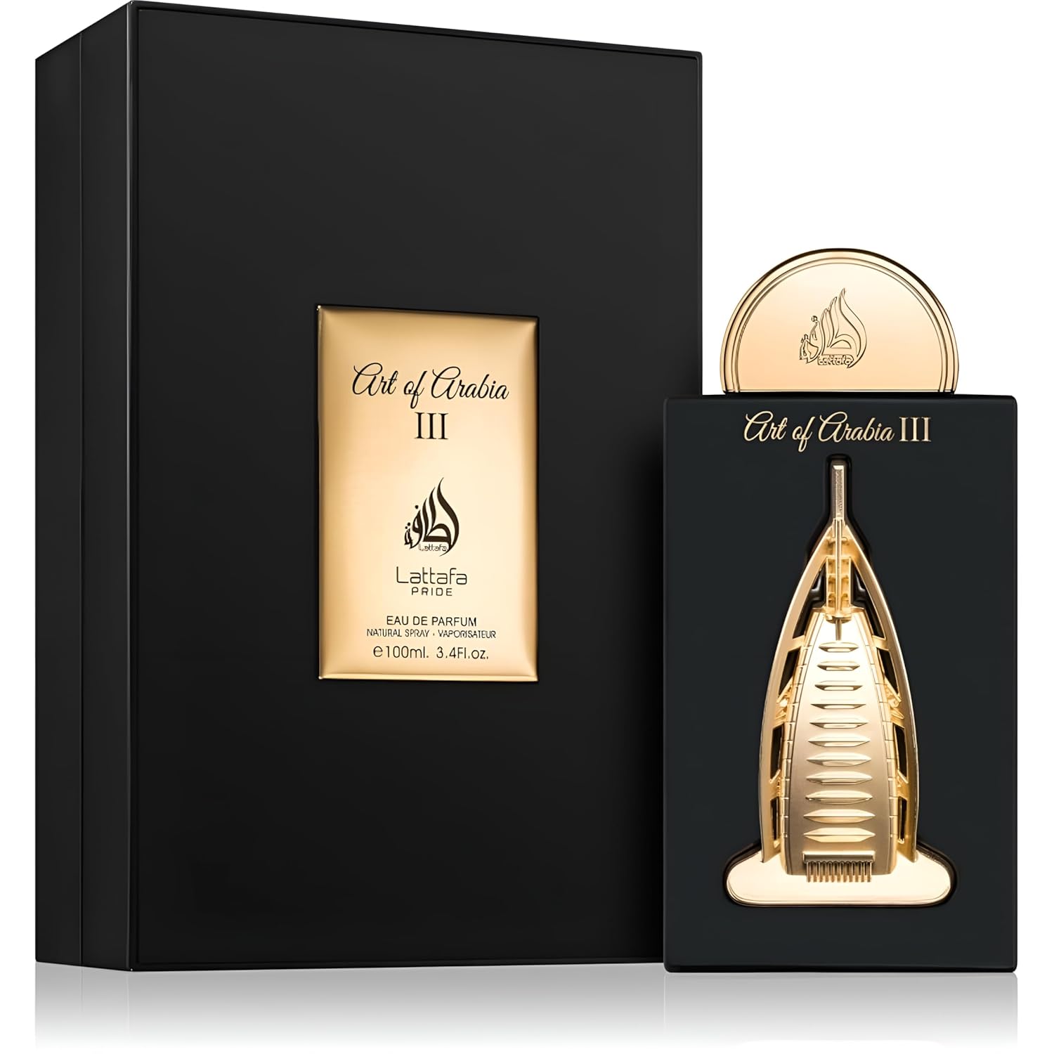 Pride Art Of Arabia III Eau de Parfum Spray for Unisex, 3.4 Ounce BY LATTAFA