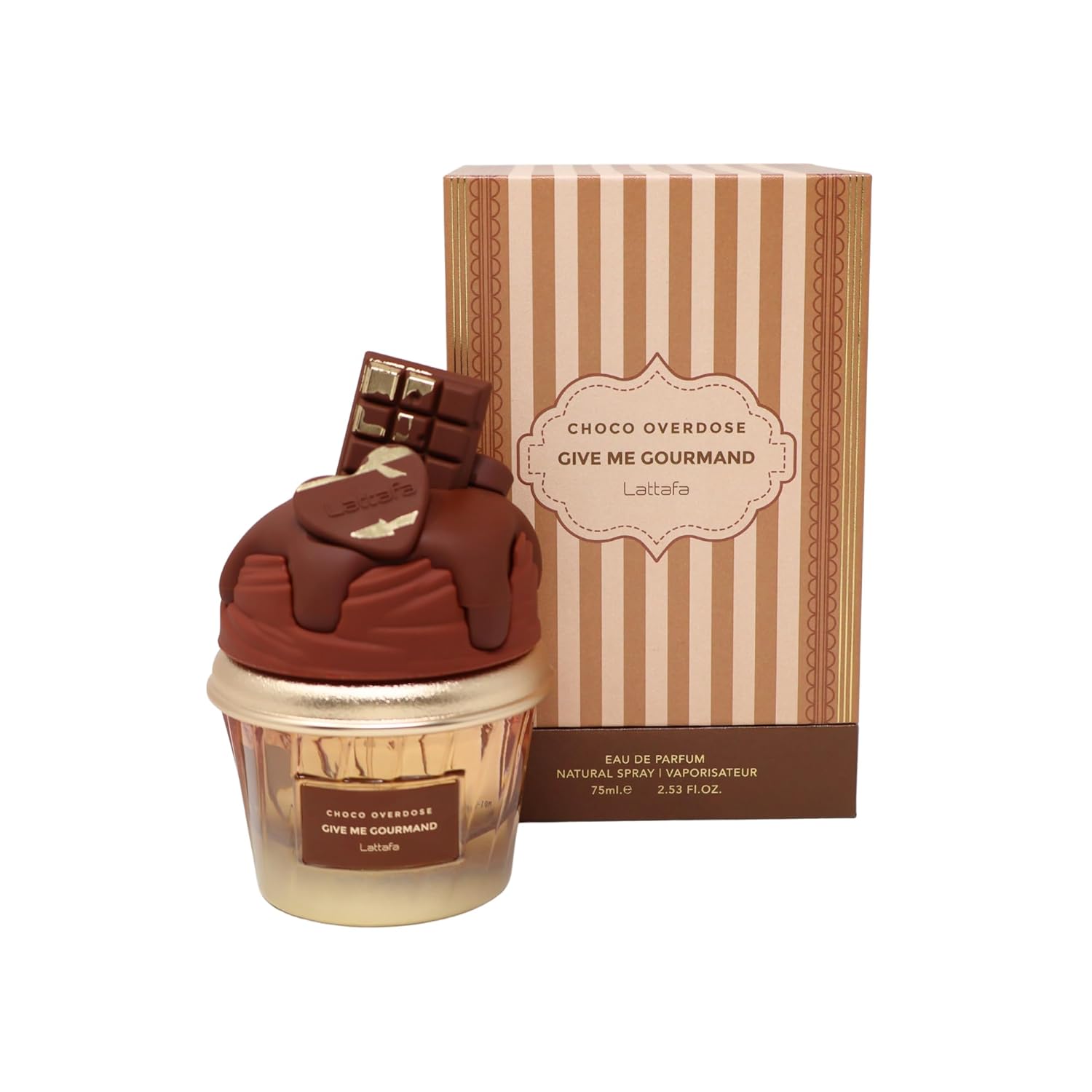 Choco Overdose Eau de Parfum 75ML BY LATTAFA Give Me Gourmand Collection