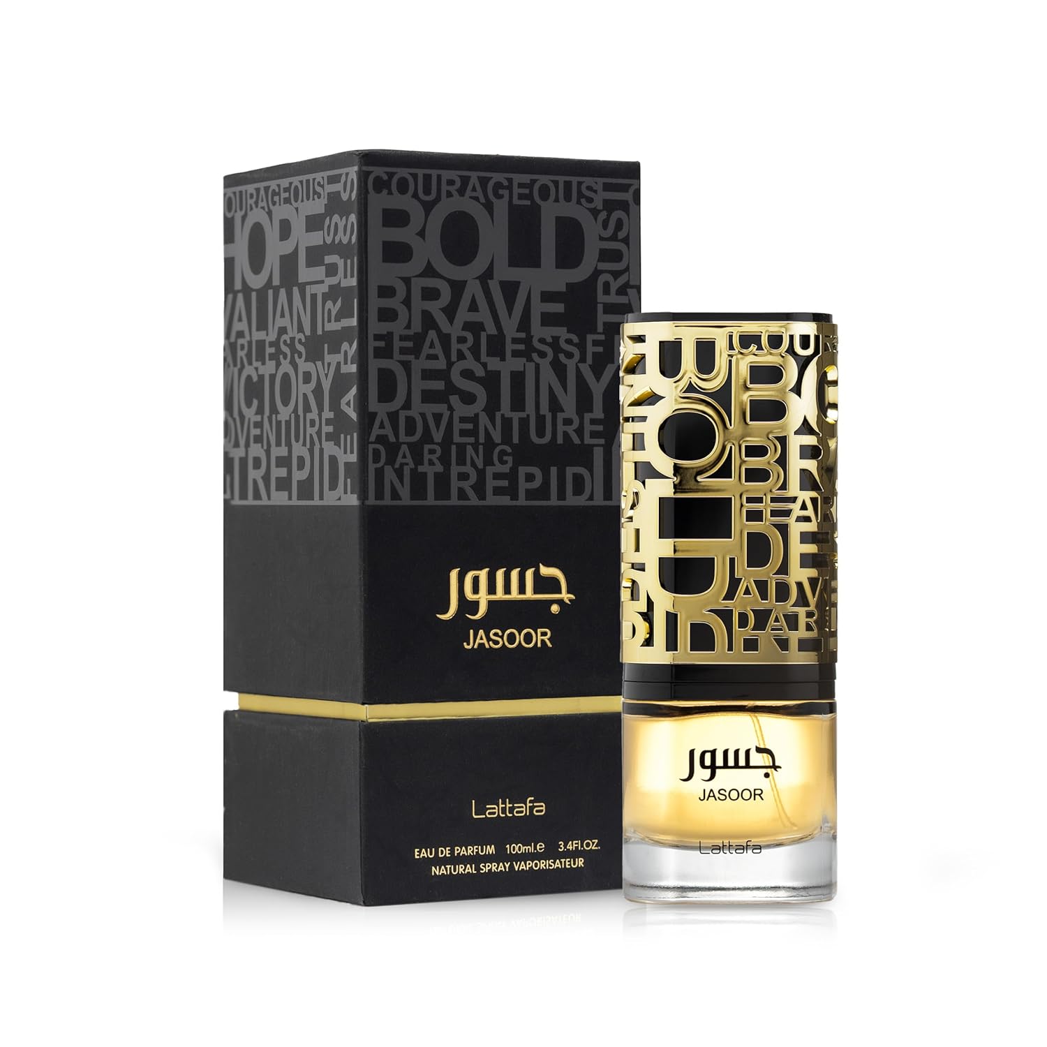 Jasoor Eau De Parfum Spray for Men, 3.4 Ounce BY LATTAFA