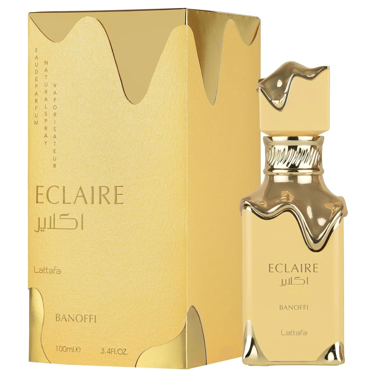 Eclaire Banoffi Fragrance for Women, 3.4 Ounce / 100 ml BY LATTAFA