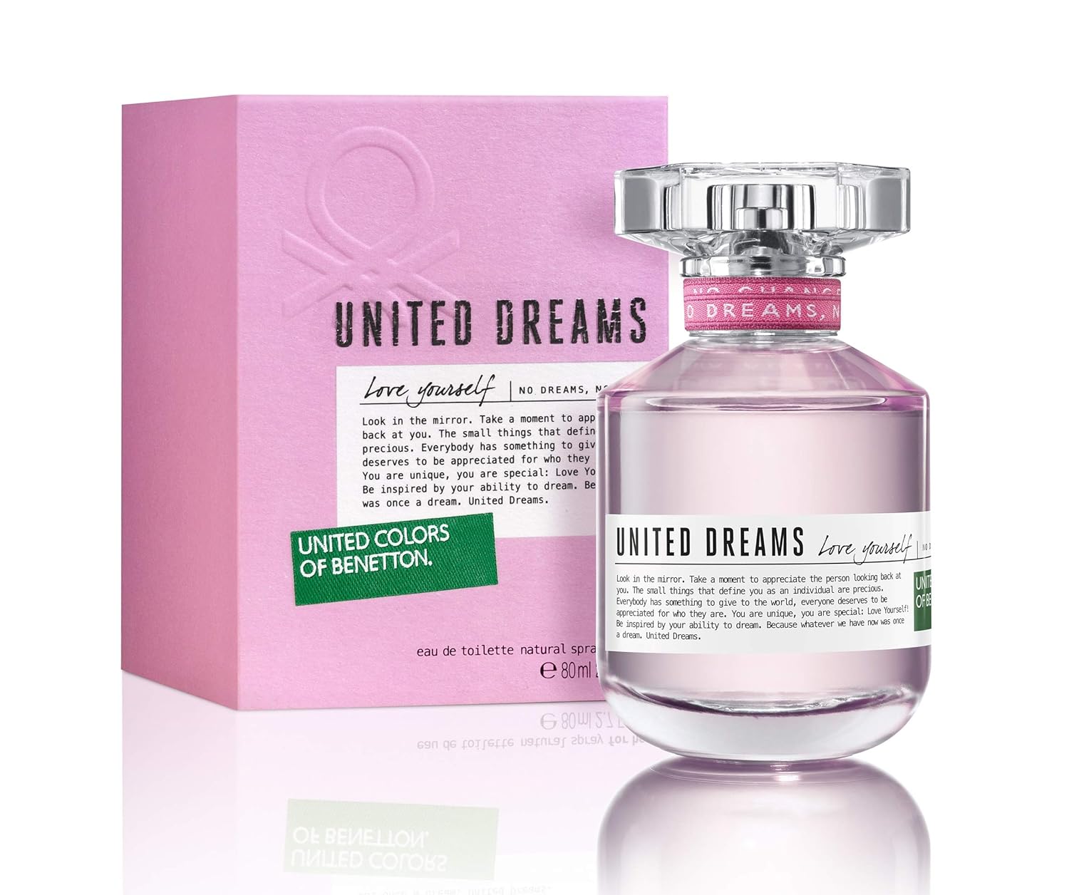 United Dreams Love Yourself Eau de Toilette Spray for Women, 2.7 Ounce BY Benetton