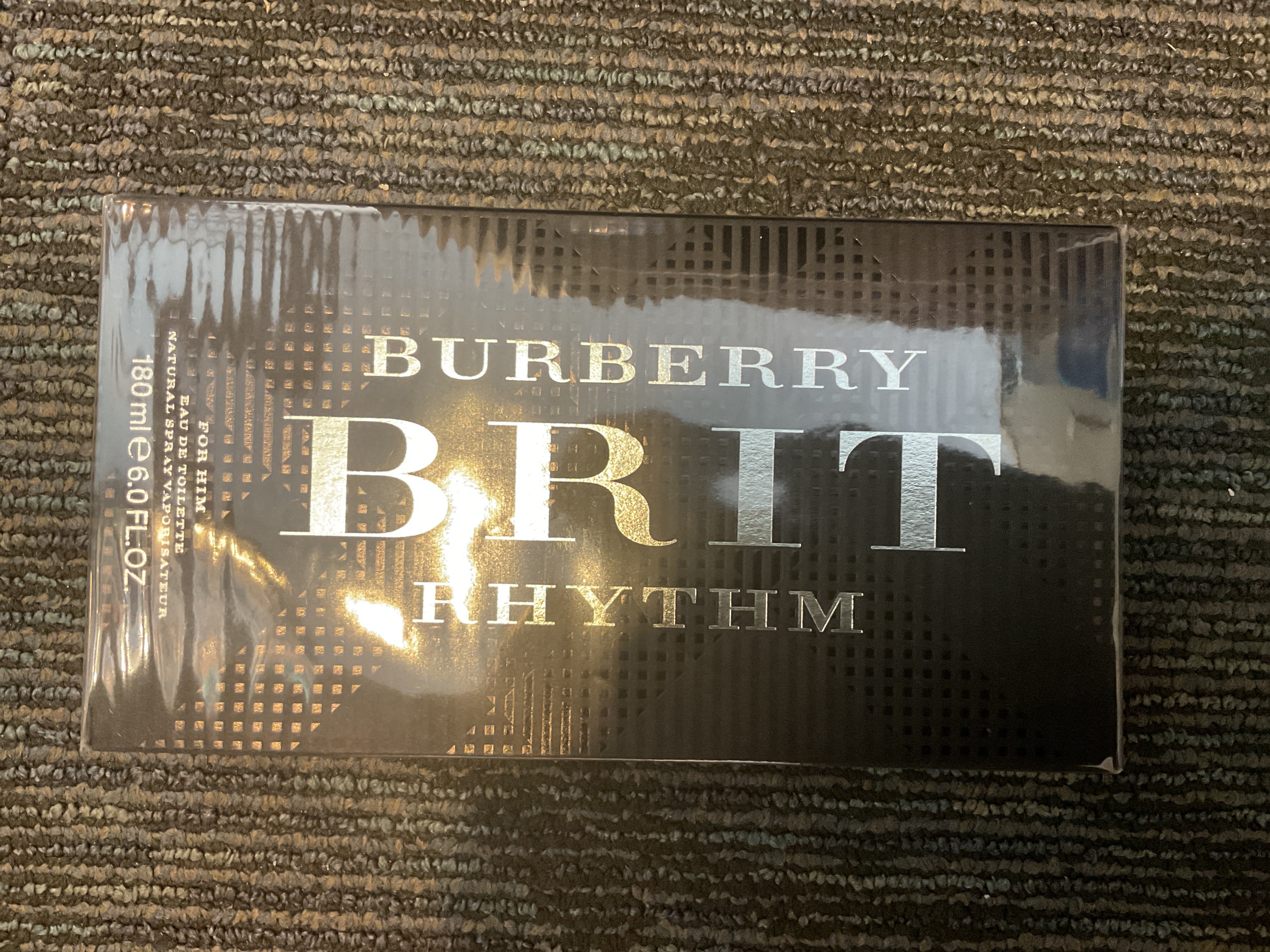 BRIT RHYTHM EAU DE TOILETTE 6.0 / 180 ML BY : BURBERRY MEN DISCONTINUED
