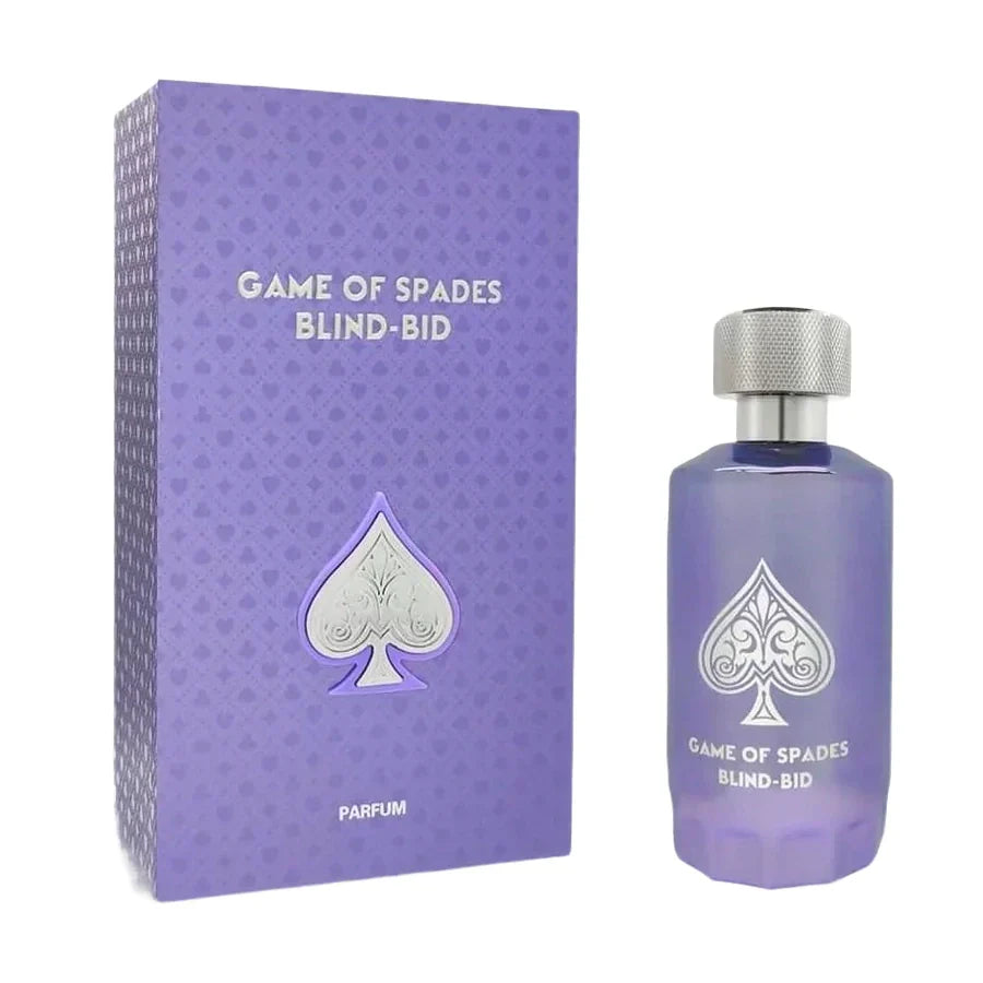 GAME OF SPADES BLIND- BID PARFUM BY: JO MILANO 3.4 OZ/ 100 ML