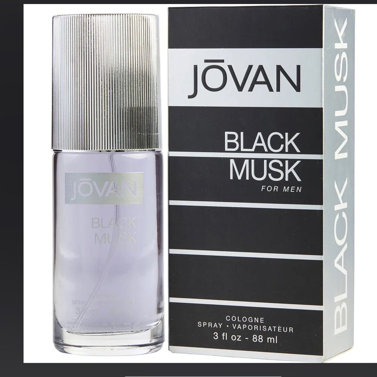 BLACK MUSK COLOGNE SPRAY BY:JOVAN 3.0 oz / 100 ml