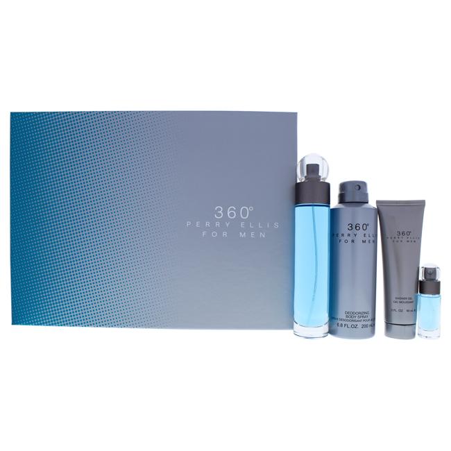 360 PERRTY ELLIS FOR MEN 4 PEICE GIFT SET