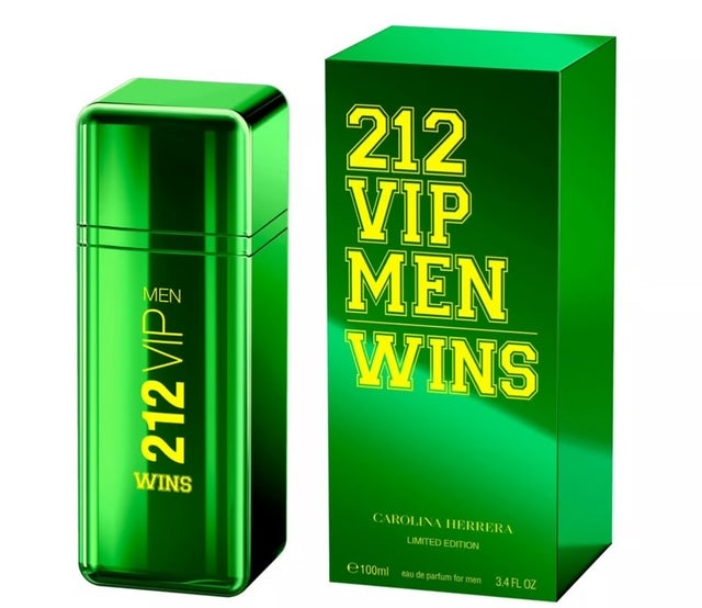 212 VIP MEN WINS LIMITED EDITION BY CAROLINA HERRERA  3.4OZ