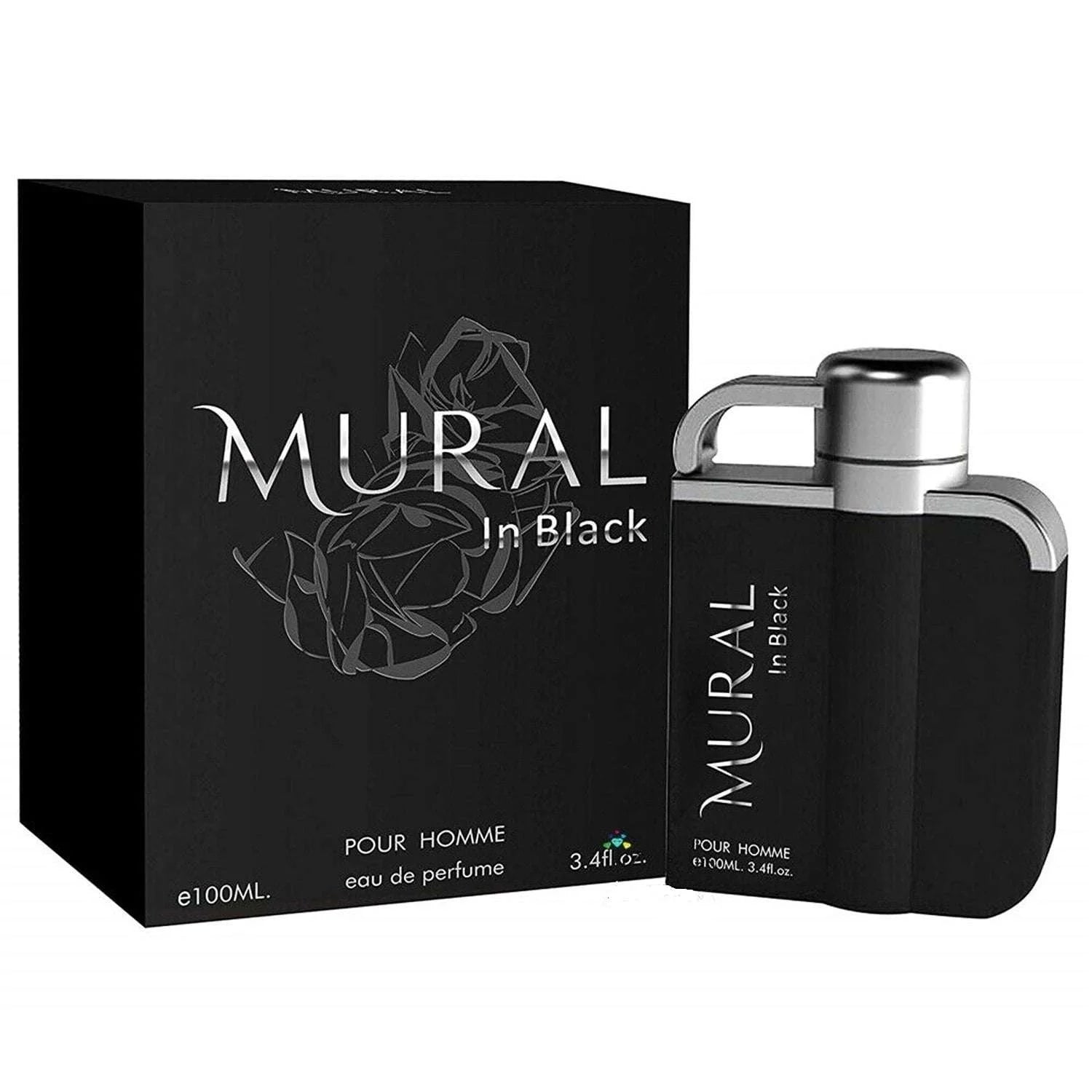 MURAL IN BLACK POUR HOMMR EAU DE TOILETTE 3.3 OZ/ 100 ML