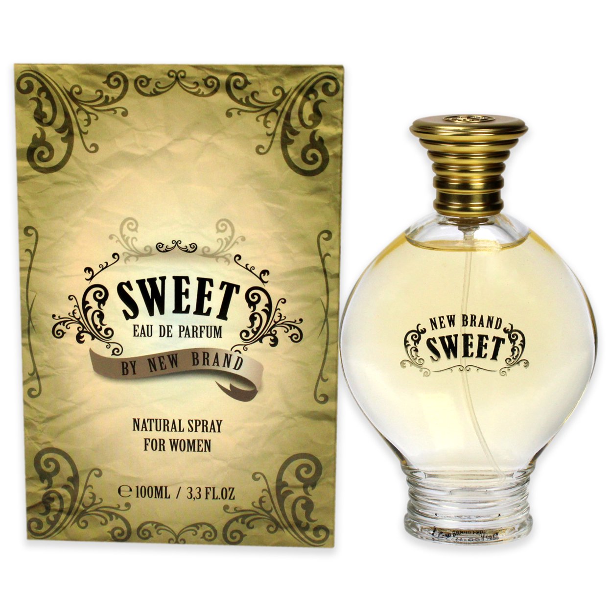 SWEET BY NEW BRAND NATURAL EDP SPRAY FOR WOMEN 3.3 OZ/ 100 ML