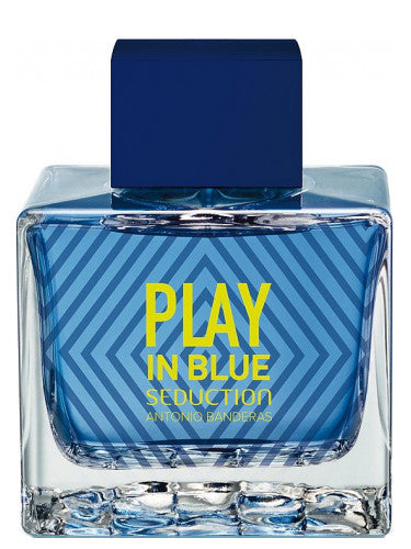 PLAY IN BLUE SEDUCTION ANTONIO BANDERAS EAU DE TOILETTE 3.4 FL OZ 100 ML