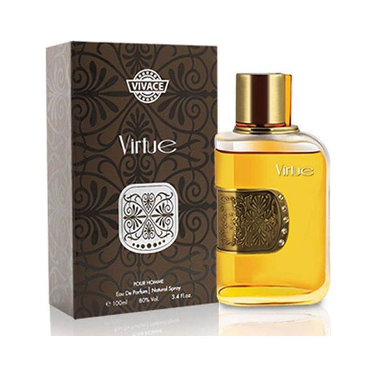 VIRTUE POUR HOMME EAU DE PARFUM NATURAL SPRAY 3.4 OZ/ 100 ML