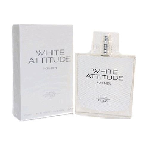 WHITE ATTITUDE FOR MEN BY: DERAY PARIS EAU DE TOILETTE 3.4 OZ/ 100 ML