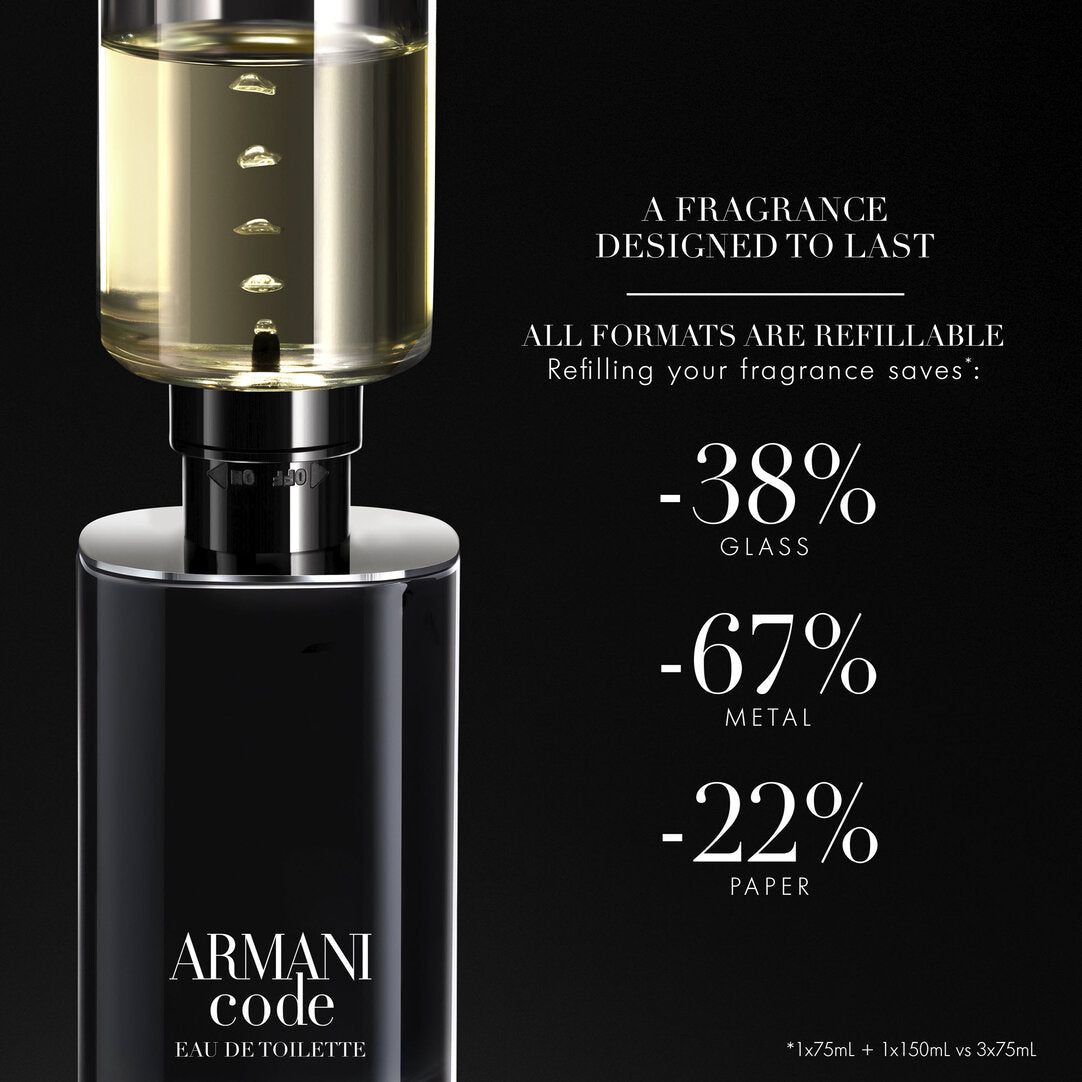 ARMANI CODE EAU DE TOILETTE 4.2OZ/ 125ML BY GIORGIO ARMANI