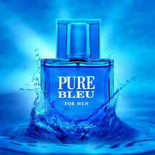 PURE BLEU FOR MEN BY KAREN LOW 3.4OZ EDT SPRAY