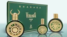 VIKING DUBAI BY BHARARA PARFUM GIFT SET 3PCS 3.4OZ PARFUM, 1.0PARFUM, 6.0OZ BODY LOTION