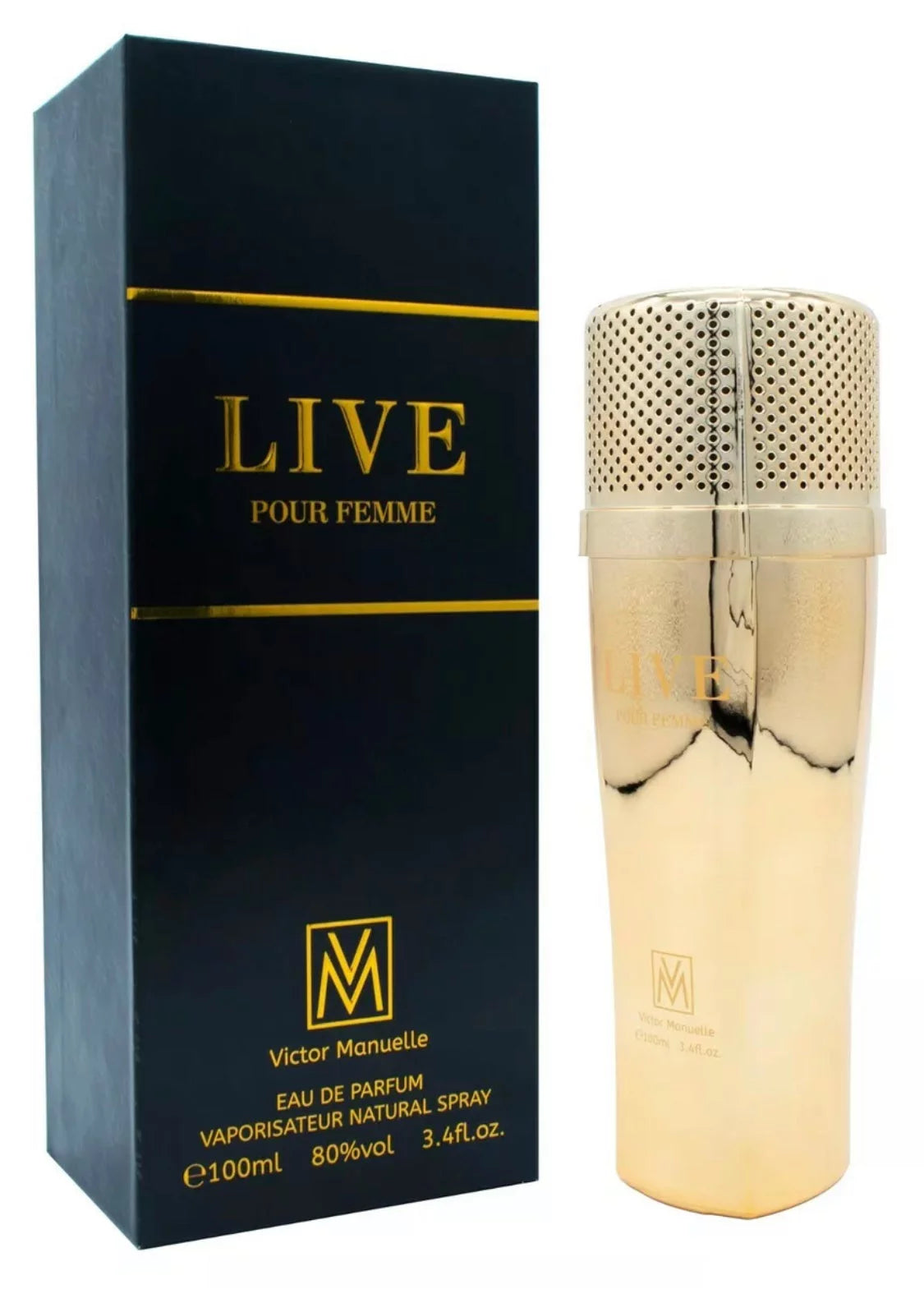 LIVE POUR FEMME BY VICTOR MANUEL 3.4 OZ EDP
