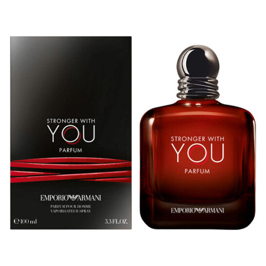 STRONGER WITH YOU PARFUM BY EMPORIO ARMANI PARFUM POUR HOMME 3.3 OZ / 100 ML