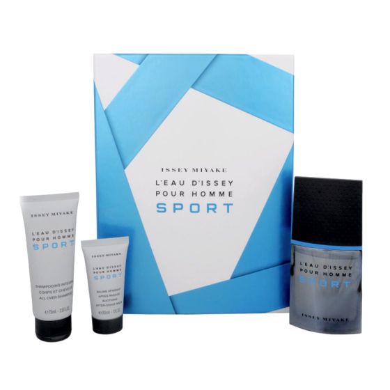 ISSEY MIYAKE L'EAU D'ISSEY POUR HOMME SPORT EAU DE TOILETTE 3 PIECE SET BY: ISSEY MIYAKE 3.3 OZ/ 100 ML