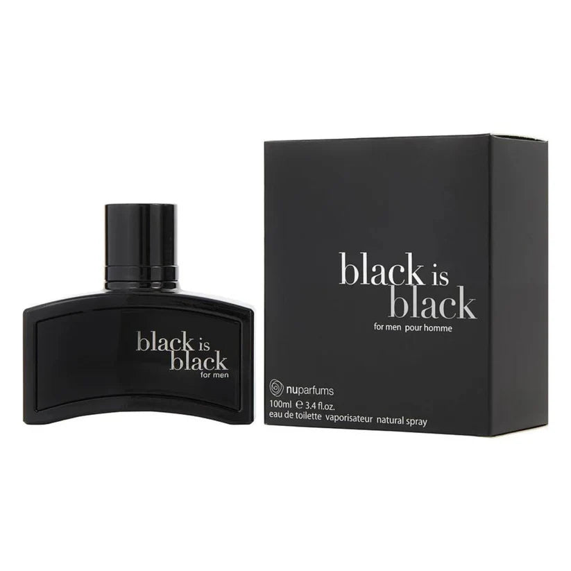 BLACK IS BLACK FOR MEN EAU DE TOILETTE BY: NUPARFUMS