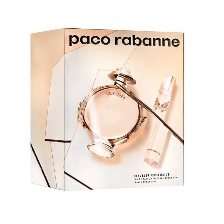 PACO RABANNE TRAVELER EXCLUSIVE EAU DE PARFUM NATURAL SPRAY 2.7 OZ + 0.68 OZ