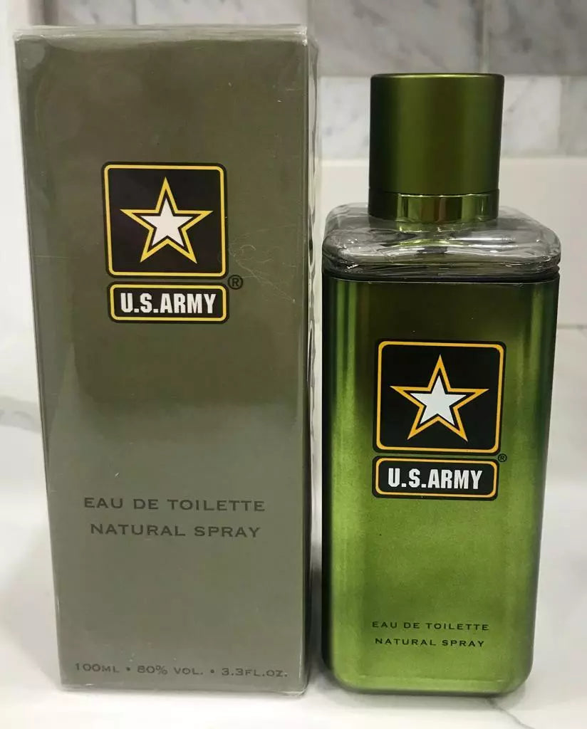 US ARMY GREEN EAU DE TOILETTE NATURAL SPRAY 3.3 OZ/ 100 ML