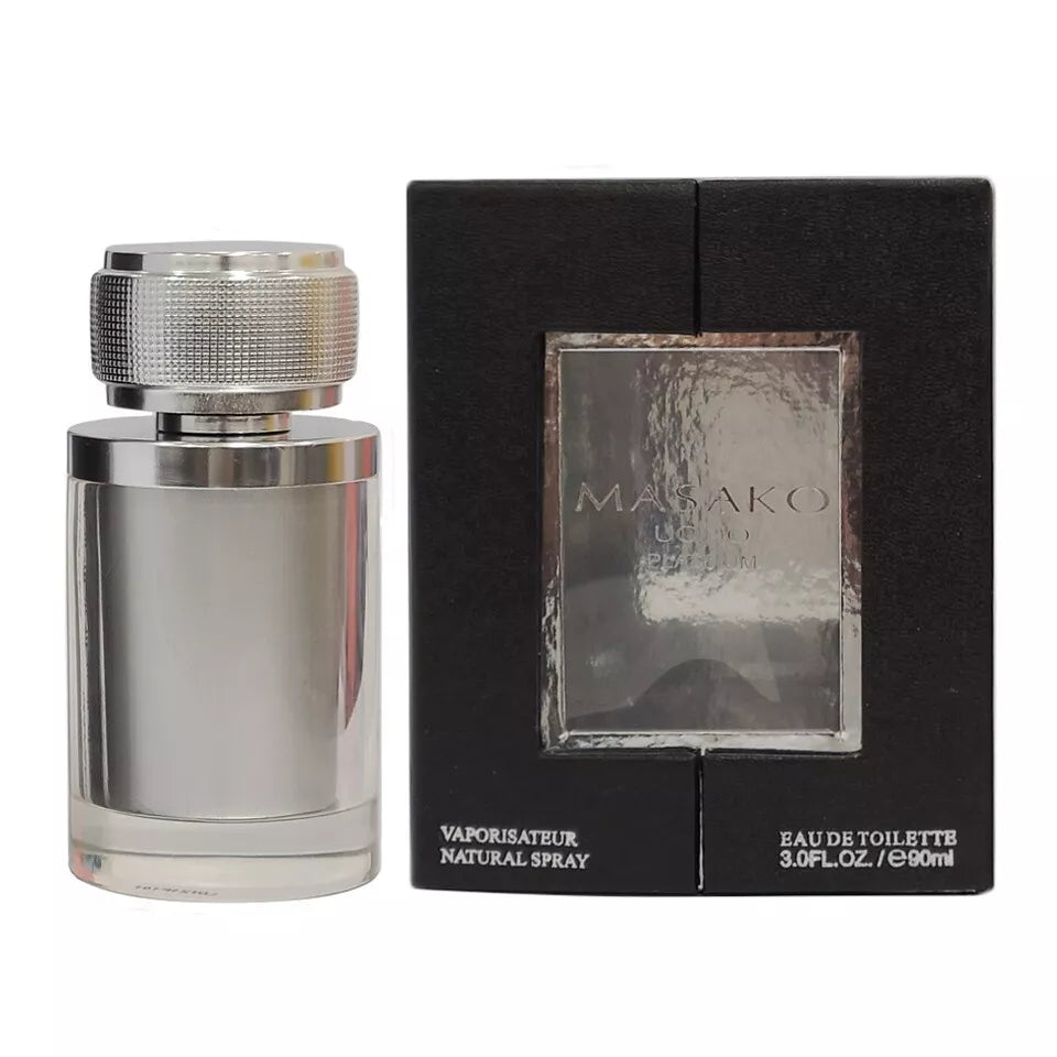 MASAKO UOMO PLATINUM EAU DE TOILETTE 3.0 OZ/ 90 ML