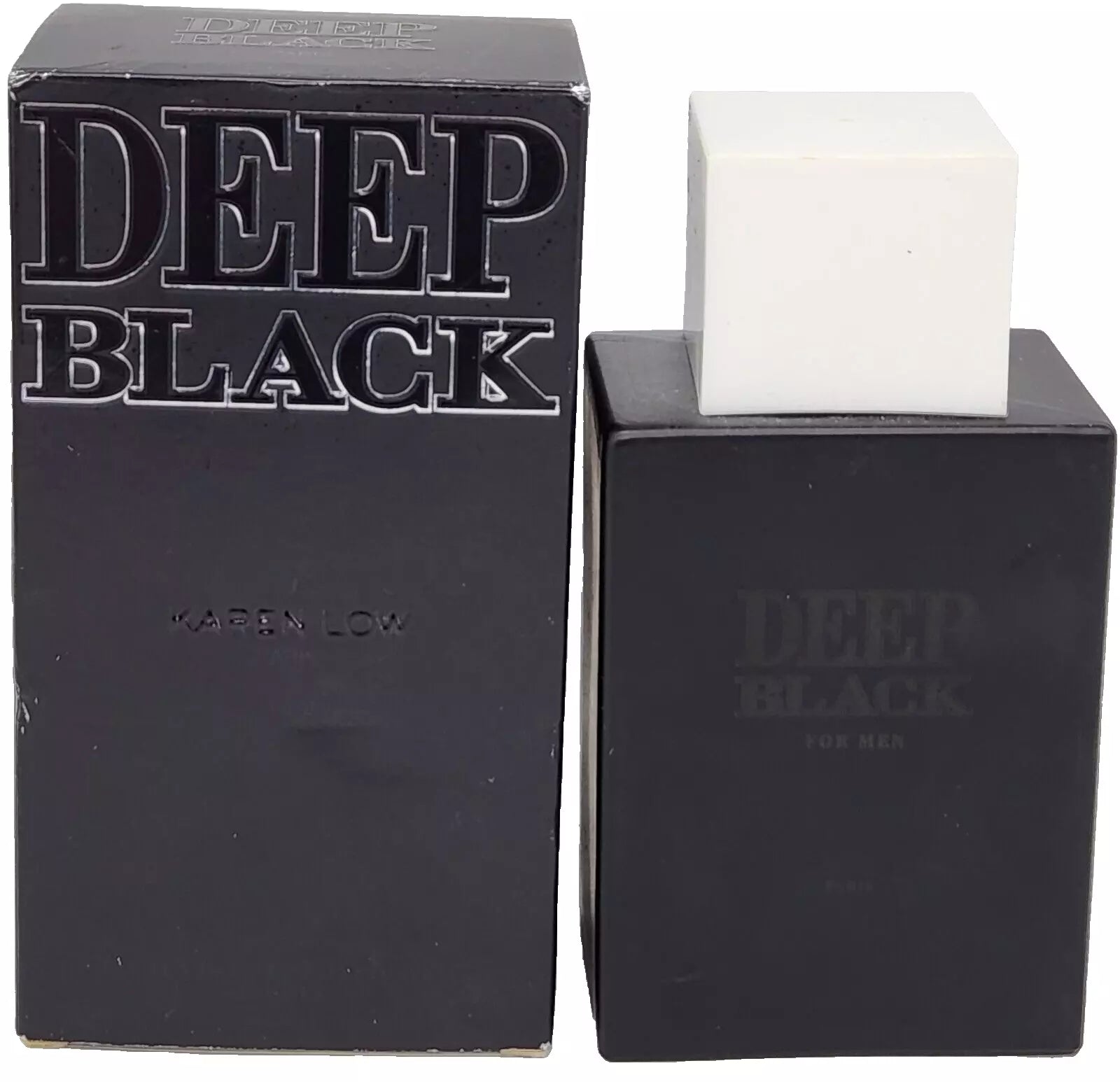 DEEP BLACK KAREN LOW PARIS EAU DE TOILETTE FOR MEN 3.4 OZ/ 100 ML