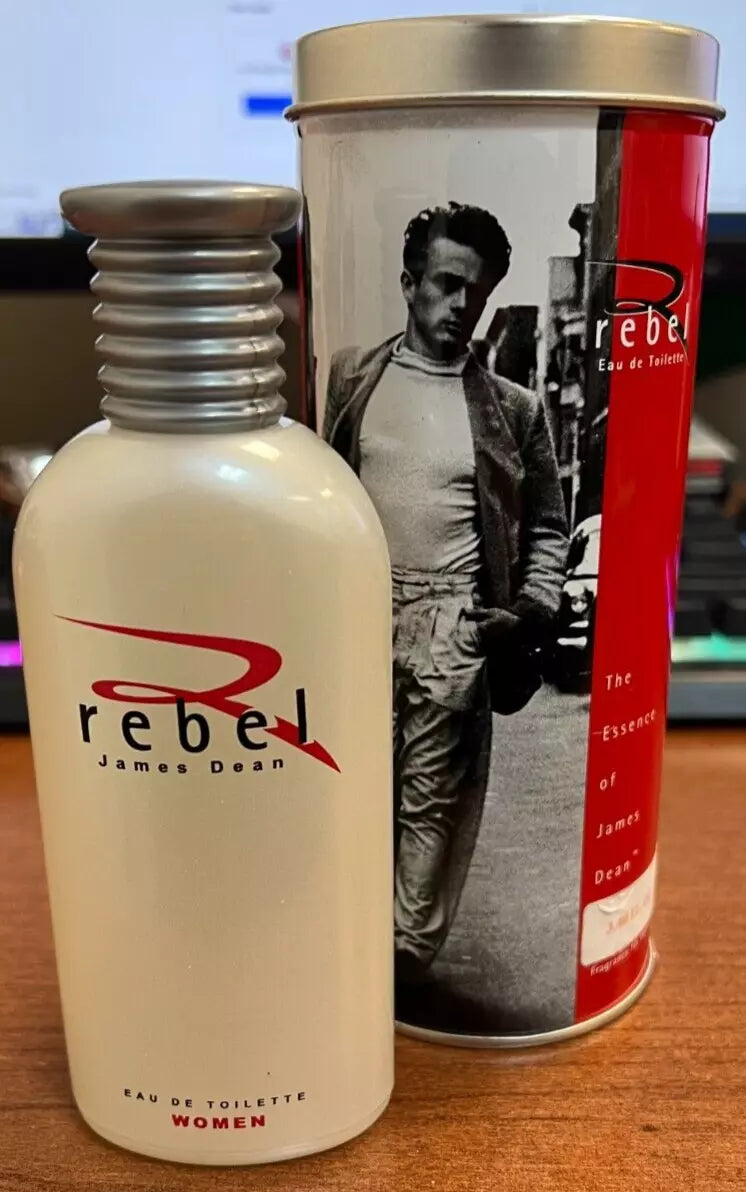 REBEL EAU DE TOILETTE BY: THE ESSENCE OF JAMES DEAN 3.4 OZ/ 100 ML