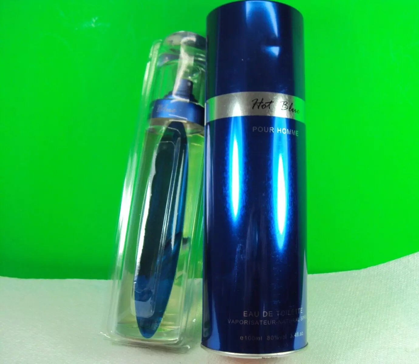HOT BLUE POUR HOMME EAU DE TOILETTE 3.4 OZ/ 100 ML