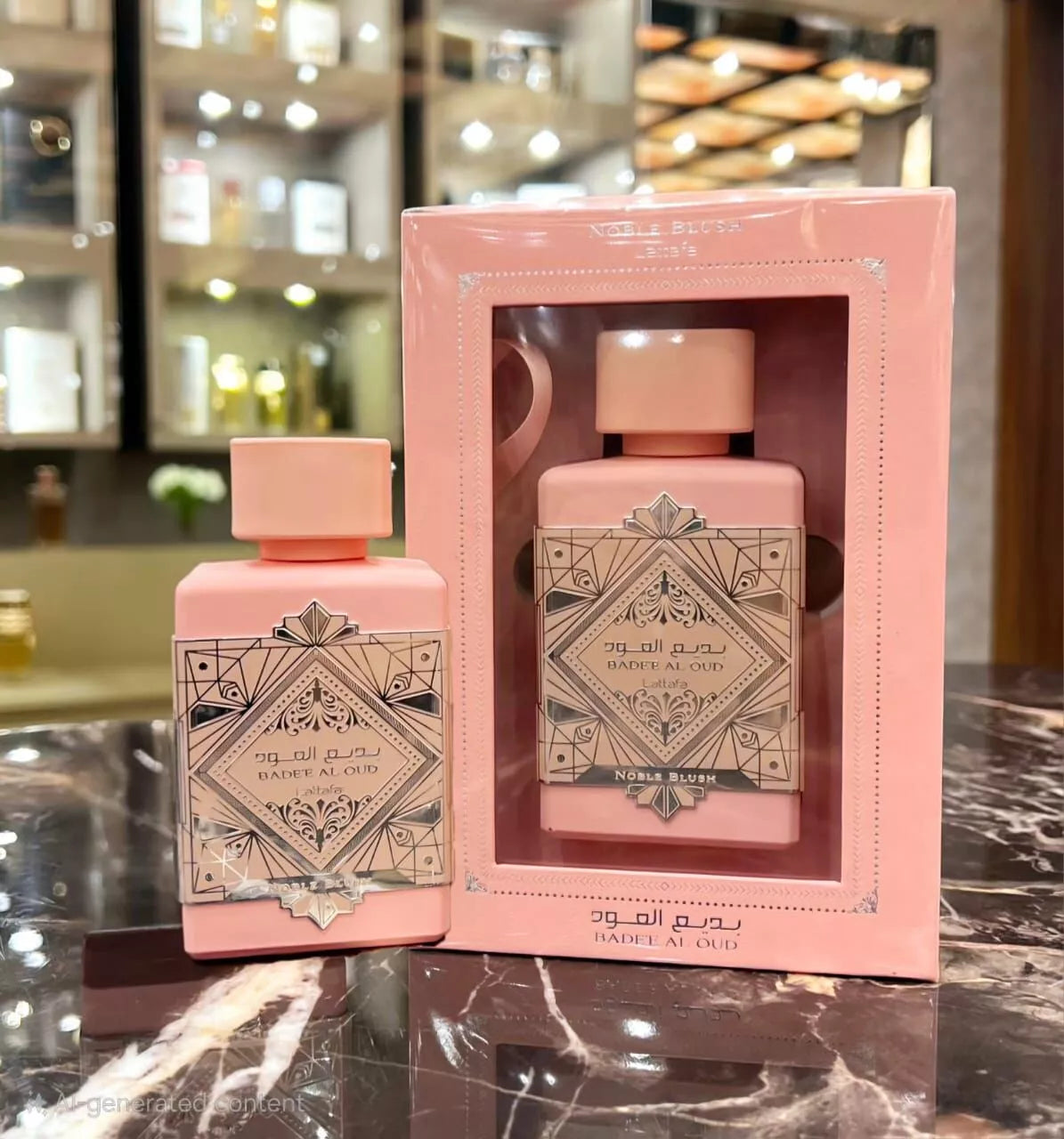 NOBLE BLUSH EAU DE PARFUM 3.4 OZ / 100 ML BY: BADE'E AL OUD LATTAFA