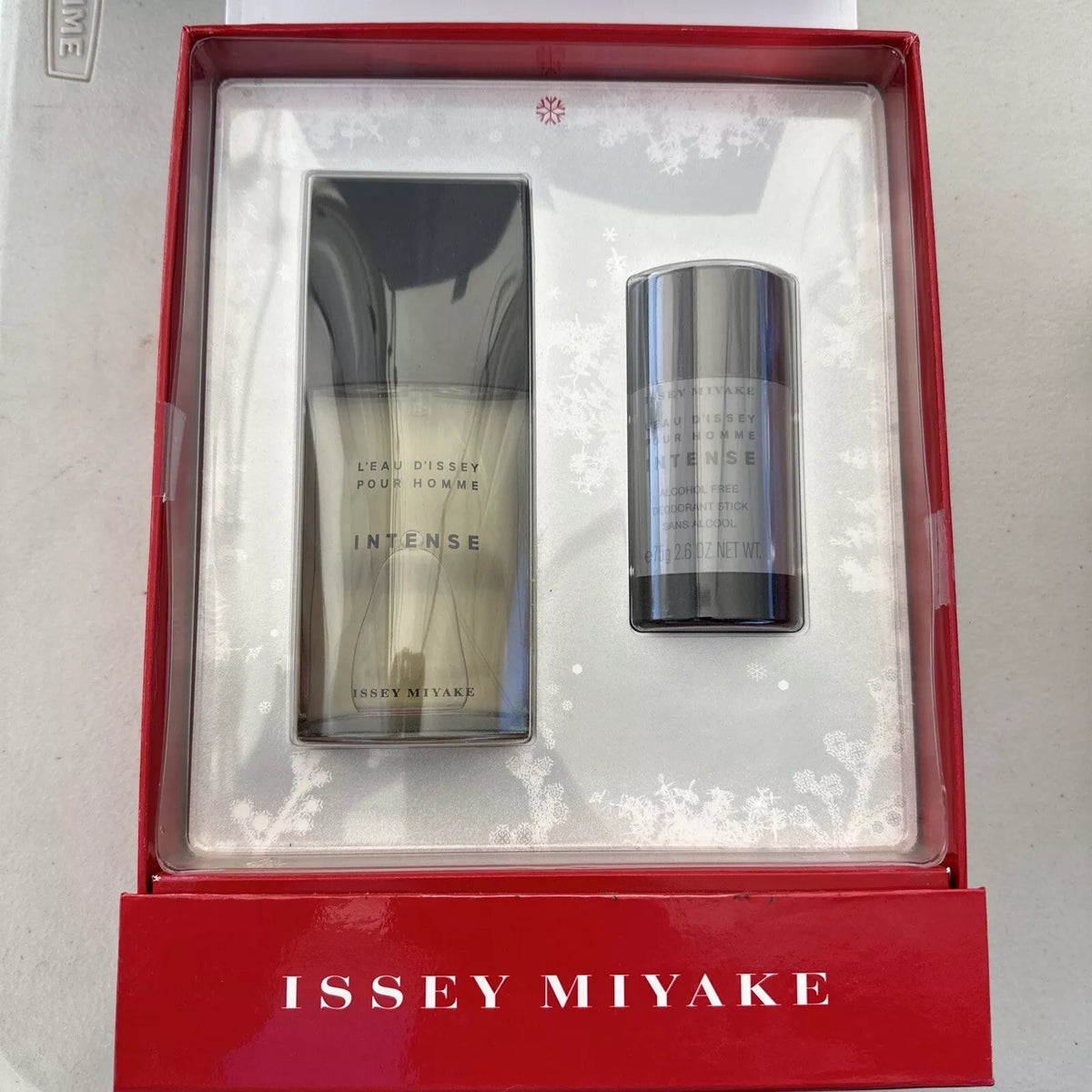 L'EAU D'ISSEY POUR HOMME INTENSE EAU DE TOILETTE 2.5 OZ/ 75 ML & DEODORANT STICK 2.6 OZ/ 75 ML