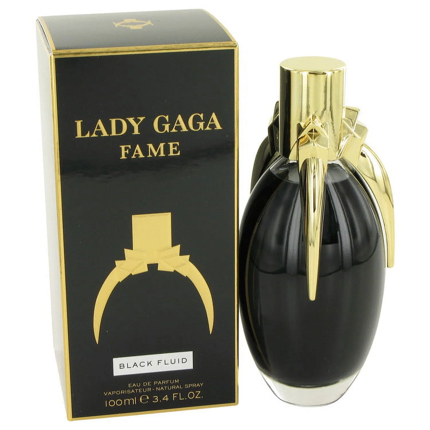 LADY GAGA BY FAME BLACK FLUID  3.4 OZ EDP SPRAY WOMEN